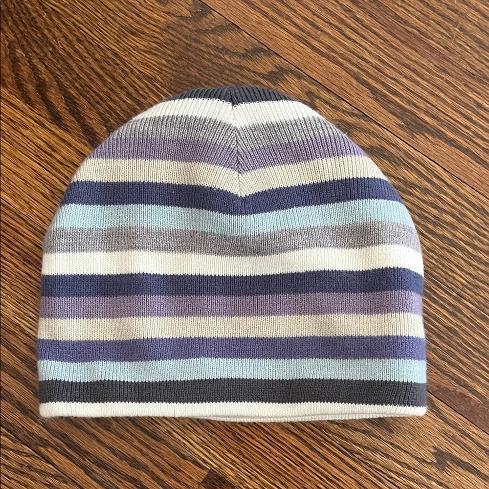 Carhartt Kids Striped Beanie - Blue, Purple, Gray
